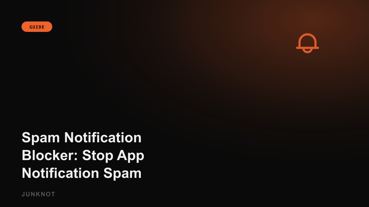 Spam Notification Blocker